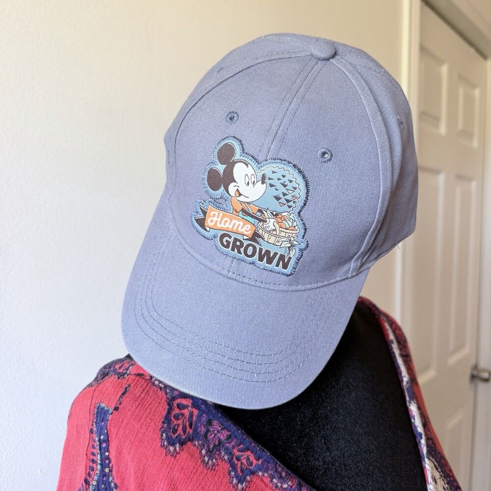 Disney Parks Epcot Flower & Garden Festival Adult Hat Cap Mickey Home Grown NEW